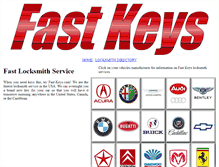 Tablet Screenshot of fast-keys.com